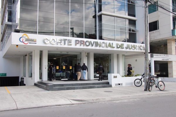 La sede de la Corte Provincial de Justicia de Pichincha. FOTO: Fiscalía Ecuador.