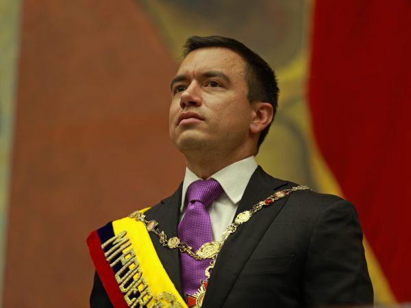 Daniel Noboa mantiene en suspenso la renovación de su gabinete ministerial