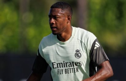 David Alaba jugador del Real Madrid se volvió a lesionar. FOTO: Real Madrid