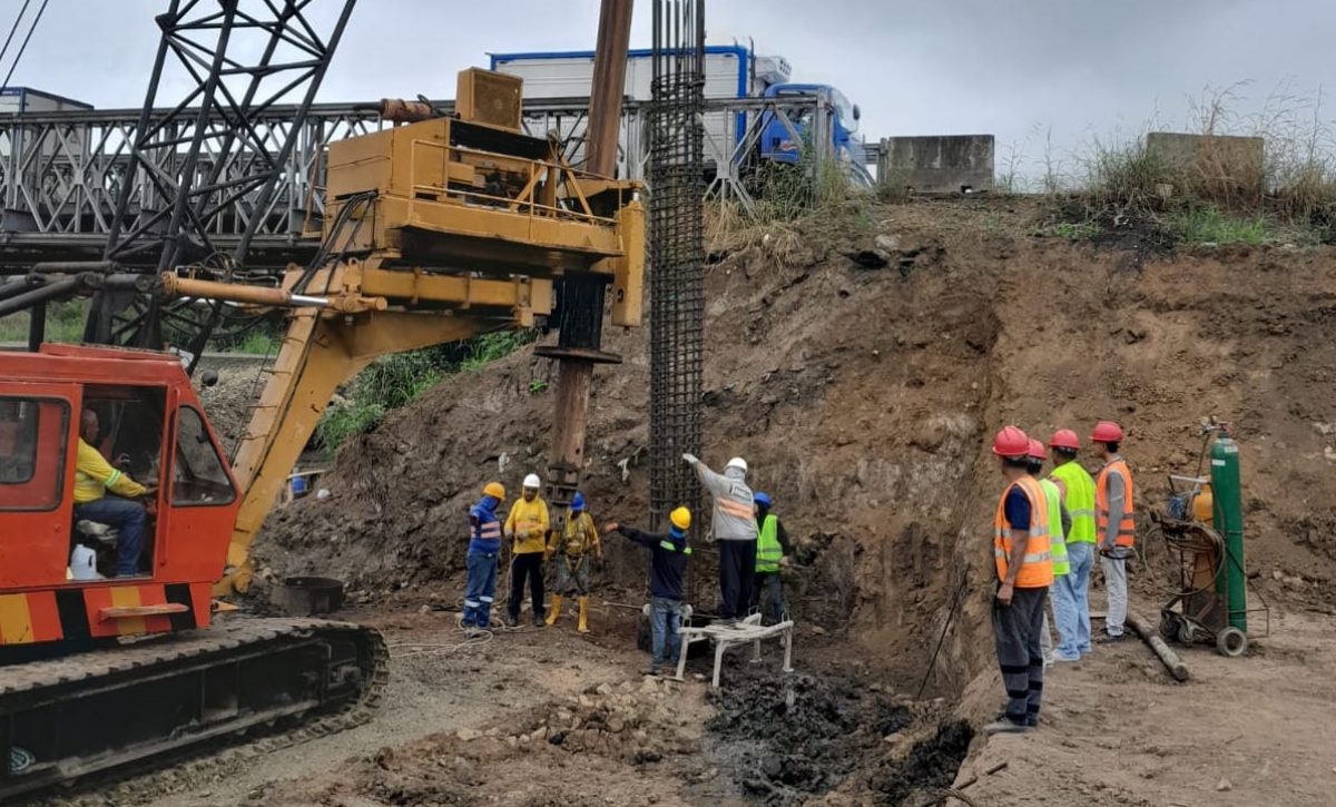 Desmontarán los puentes bailey en Quimís para la construcción de dos nuevos puentes en la vía que conecta Montecristi con Jipijapa