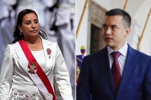 Dina Boluarte, mandataria de Perú, asistirá a la posesión del presidente Daniel Noboa en Ecuador.