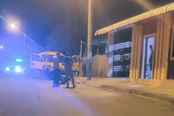 Dos personas resultaron heridas durante un atentado a balas en el cantón Jaramijó, provincia de Manabí. (Captura de pantalla TikTok)