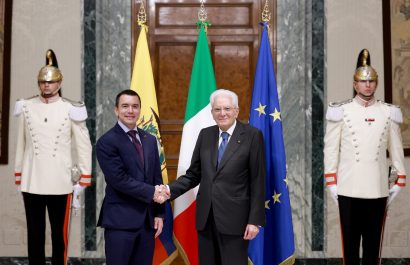 Ecuador e Italia acuerdan canje de deuda por 10 millones de dólares para fortalecer seguridad