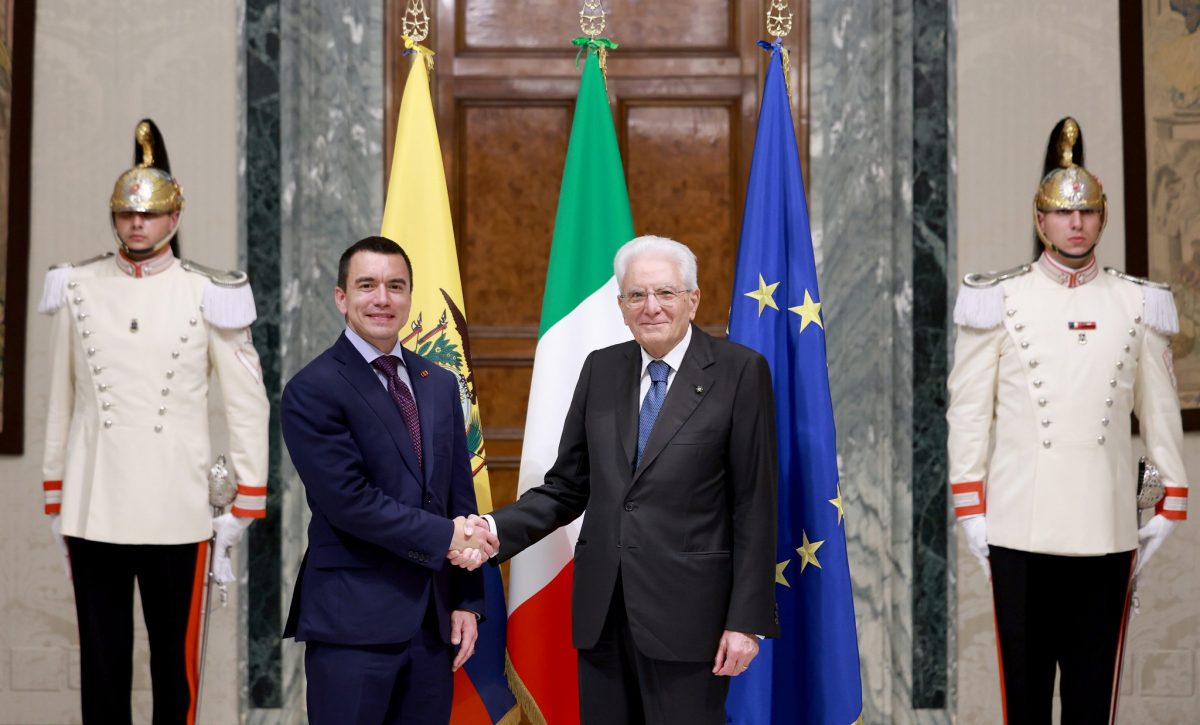 Ecuador e Italia acuerdan canje de deuda por 10 millones de dólares para fortalecer seguridad