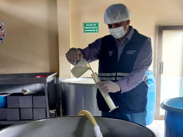 Ecuador exporta 19 mil litros de leche a El Salvador, este lote saldrá este miércoles desde un puerto de Guayaquil. (Agrocalidad).