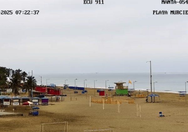 El ECU-911 reportó el movimiento del perfil costero de Manabí en medio de la alerta de Tsunami por terremoto en Rusia