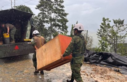 El Gobierno anuncia medidas de emergencia ante las afectaciones provocadas por el temporal lluvioso en la Amazonía. (Fuerzas Armadas).