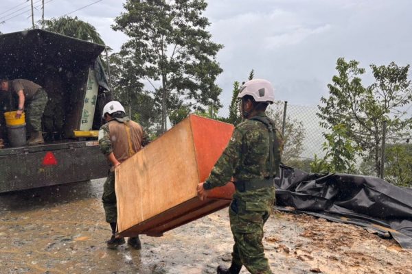 El Gobierno anuncia medidas de emergencia ante las afectaciones provocadas por el temporal lluvioso en la Amazonía. (Fuerzas Armadas).