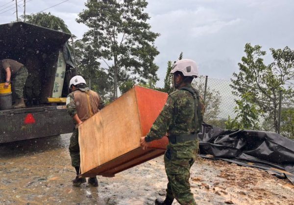 El Gobierno anuncia medidas de emergencia ante las afectaciones provocadas por el temporal lluvioso en la Amazonía. (Fuerzas Armadas).