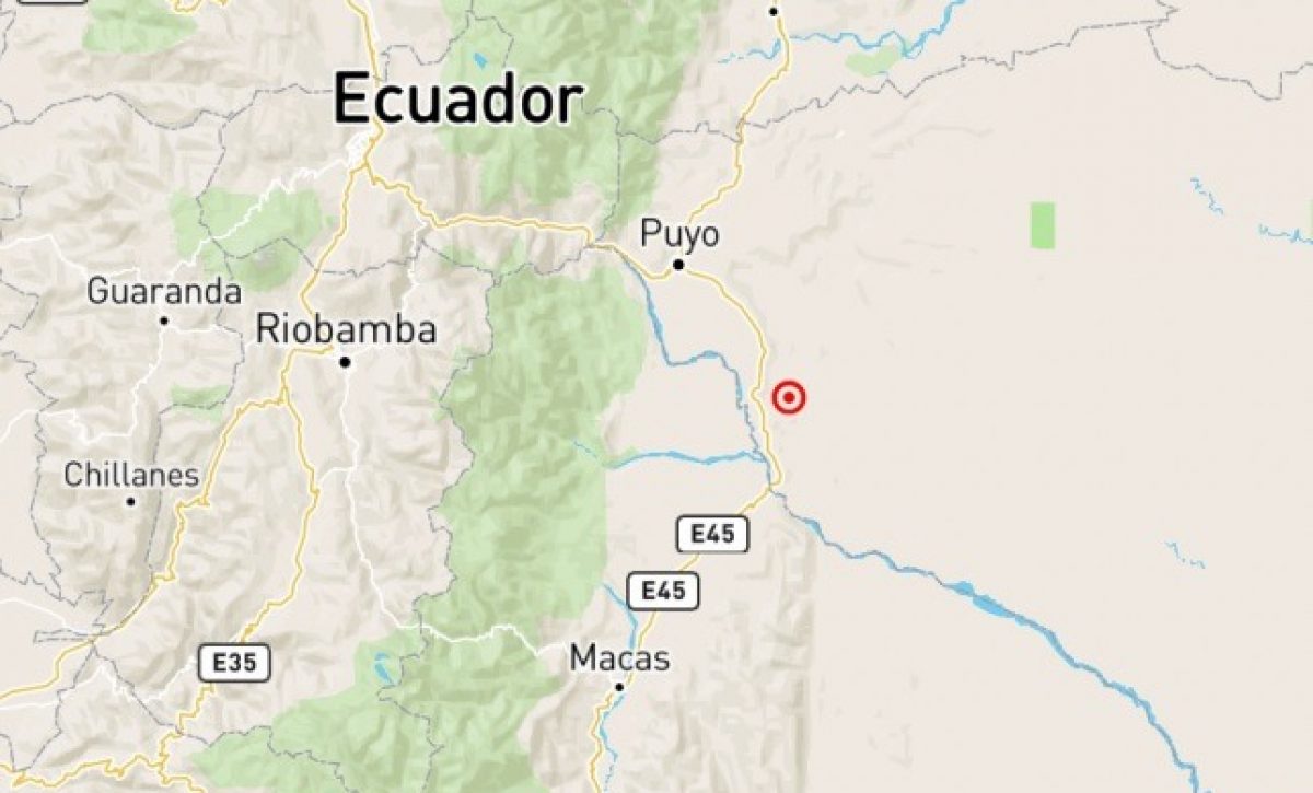 El Instituto Geofísico (IG) de Ecuador reportó este sábado 10 de mayo dos temblores en diferentes regiones del país.