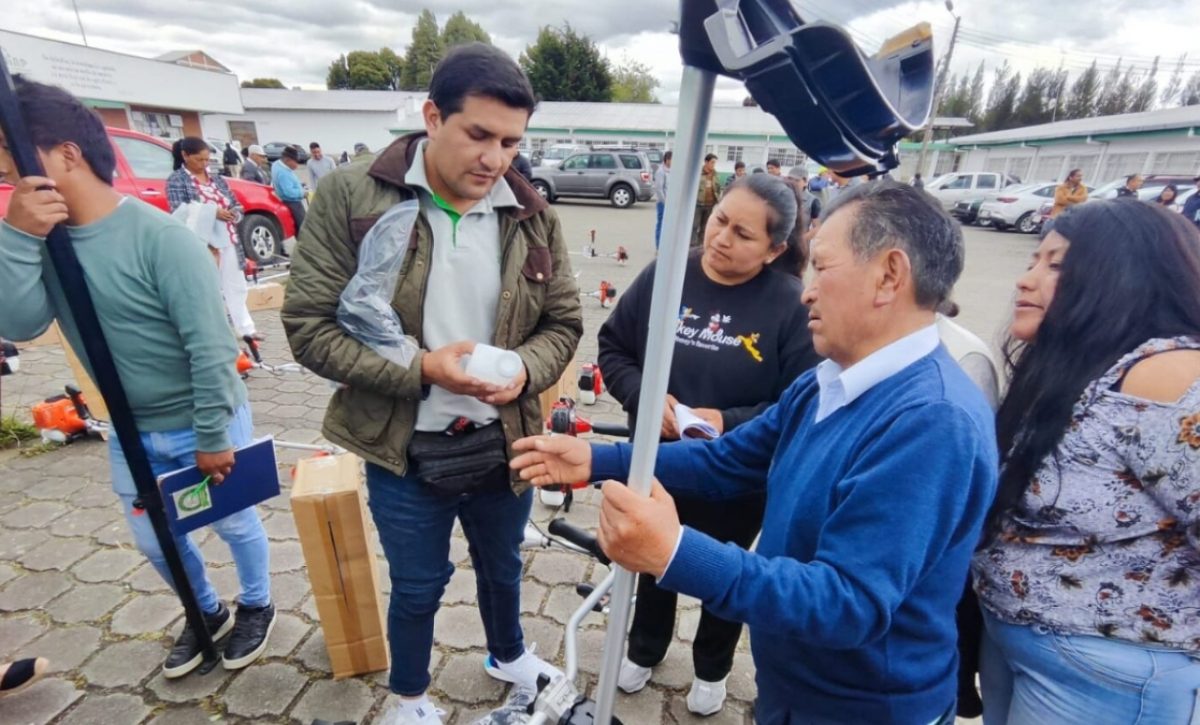El Ministerio de Agricultura y Ganadería fortalece la productividad pecuaria en la provincia de Pichincha con tecnología. (MAG).