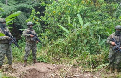 El Ministerio de Gobierno condena el asesinato de once elementos de las Fuerzas Armadas de la brigada de selva Nº 19 Napo. (Internet).
