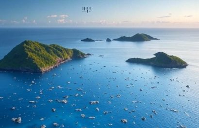 El Punto Nemo, ubicado en el océano Pacífico Sur a las coordenadas 48°52.6′S 123°23.6′W, es reconocido como el lugar más alejado de cualquier tierra firme.