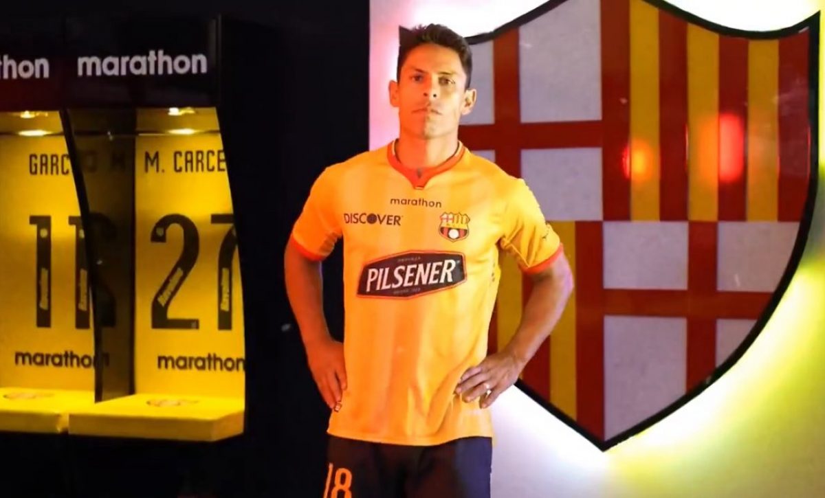 El exjugador de Barcelona SC, Matías Oyola.