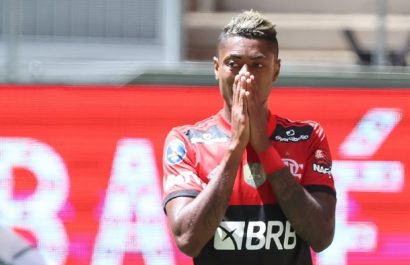 El futbolista brasileño Bruno Henrique.