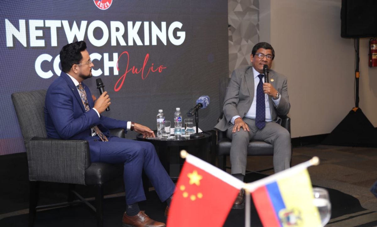 El ministro Jaramillo también mencionó durante la jornada que la relación con China no se limita a bienes exportables.
