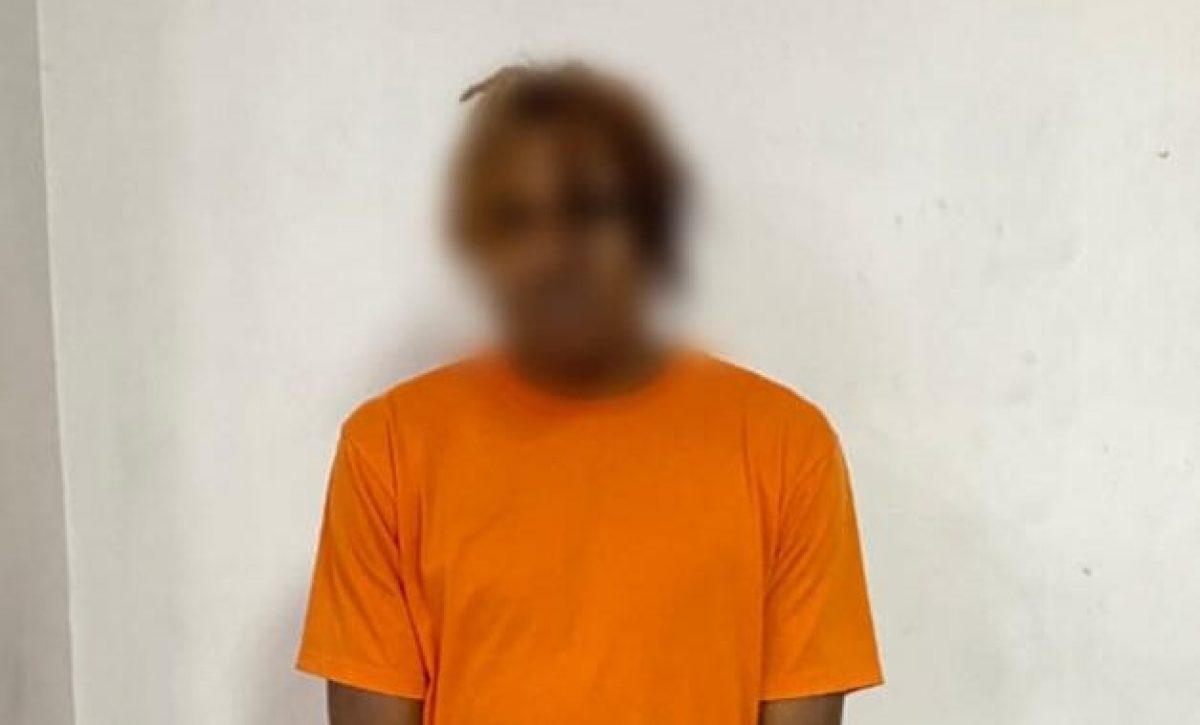El reo detenido es procesado por extorsión luego del operativo policial.