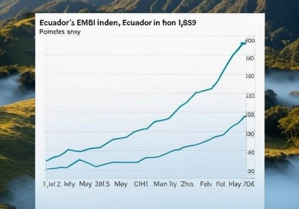 El riesgo país de Ecuador cerró el jueves 3 de julio de 2025 en 797 puntos, según el Banco Central del Ecuador (BCE).