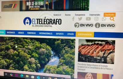 El diario El Telégrafo digital, es uno de los que forma parte de la empresa de medios públicos que está en liquidación.
