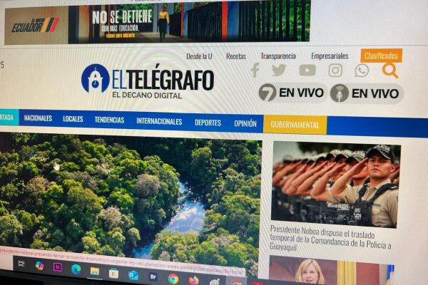 El diario El Telégrafo digital, es uno de los que forma parte de la empresa de medios públicos que está en liquidación.