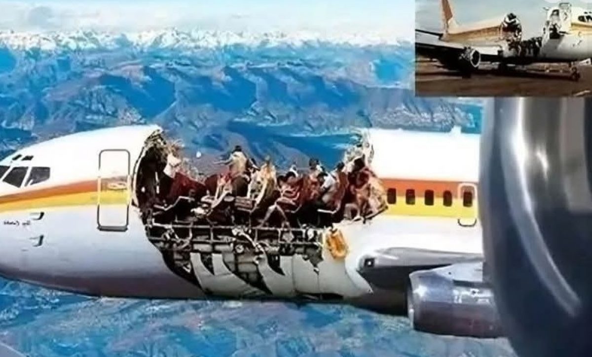 En 1988, el vuelo 243 de un Boeing 737 sufrió una descompresión explosiva en pleno vuelo, perdiendo parte de su fuselaje.