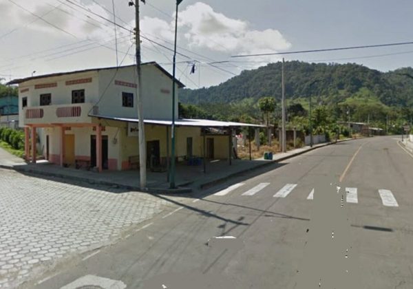 En una zona transitada de la parroquia Noboa se dio el crimen de Luis Alaña.