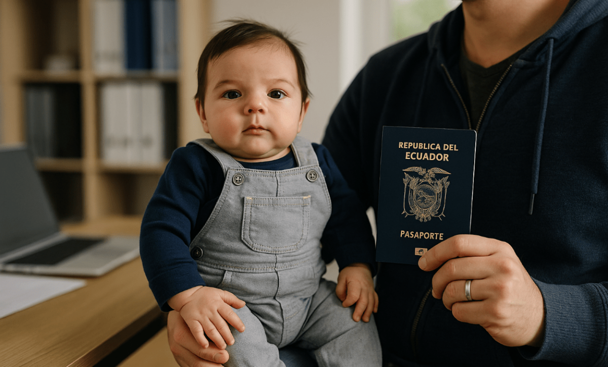 Estados Unidos permite la doble nacionalidad, por lo que el menor no pierde su estatus estadounidense si se registra en Ecuador.