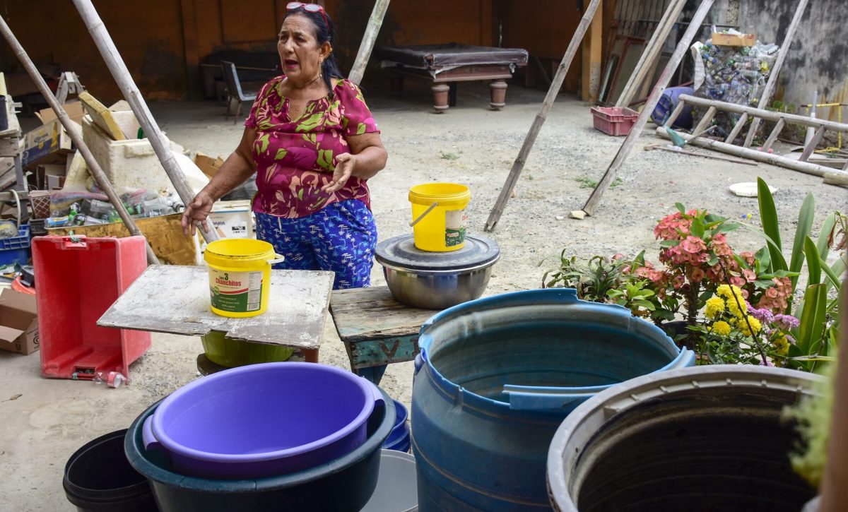 Cristina Carreño, habitante de San Jacinto, espera también que se mejore el servicio del agua potable.