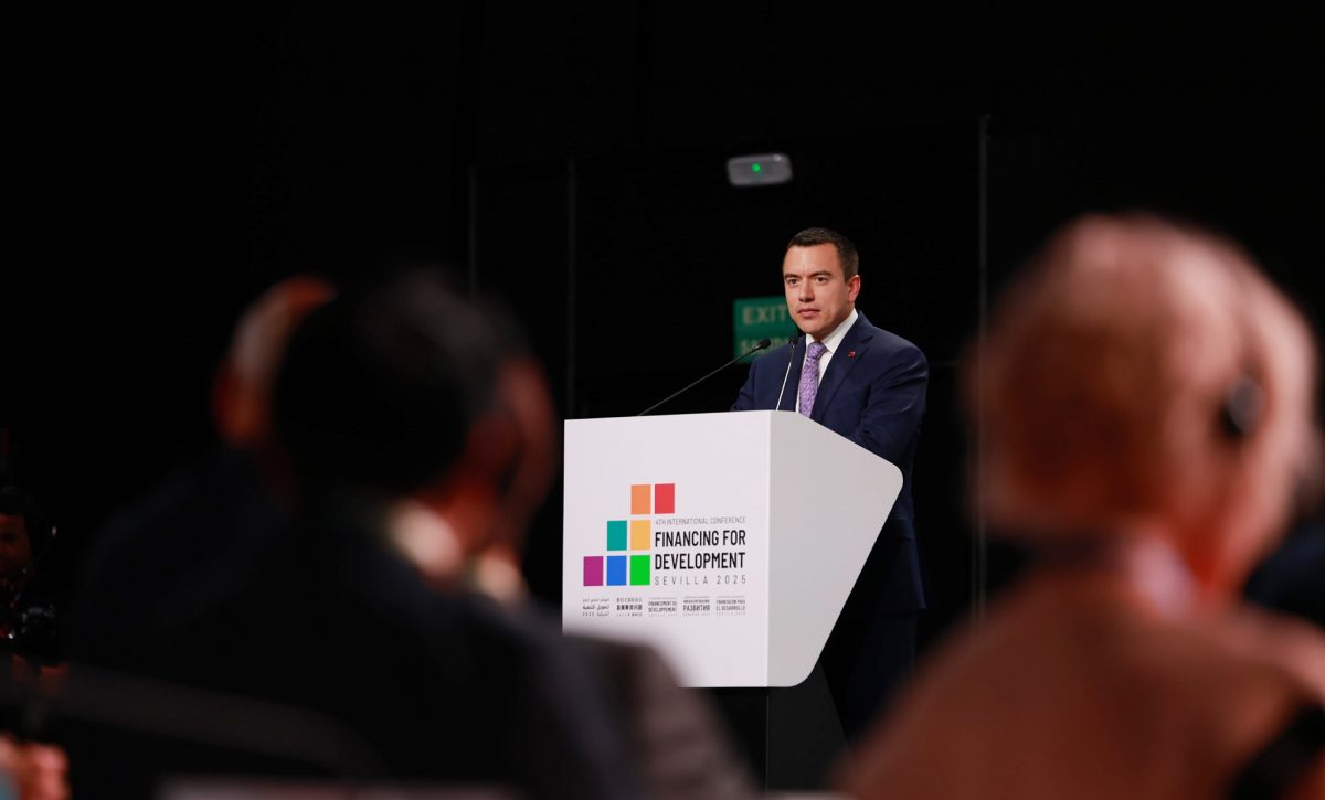 FFD4 Daniel Noboa propone mecanismo multilateral para el reperfilamiento de la deuda soberana