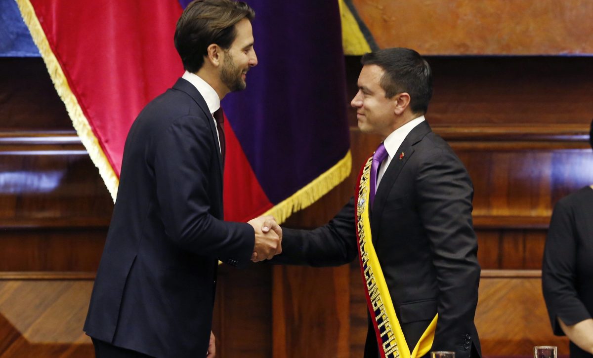 Gobierno de Daniel Noboa alista cuarta ley económica urgente, confirma Niels Olsen