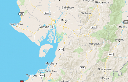 Temblor de magnitud 4,7 sacude Naranjal, Guayas, sin daños reportados
