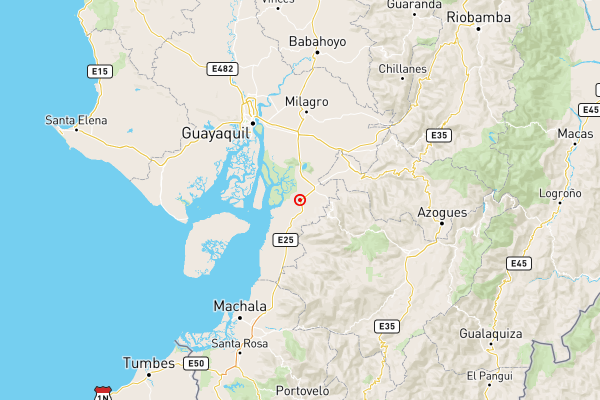 Temblor de magnitud 4,7 sacude Naranjal, Guayas, sin daños reportados