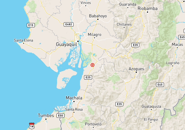 Temblor de magnitud 4,7 sacude Naranjal, Guayas, sin daños reportados