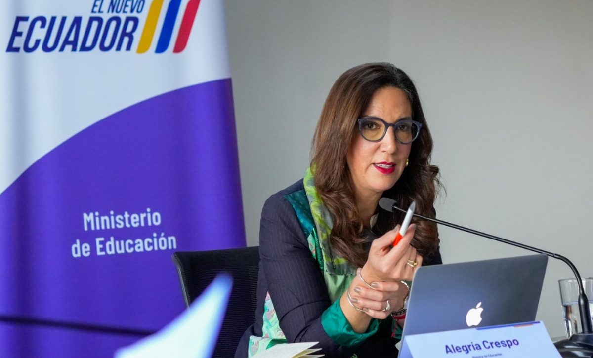 Gremios de docentes se reúnen con la ministra de Educación para hablar sobre la seguridad en los establecimientos educativos. (Ministerio de Educación).