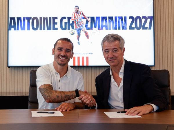 Griezmann extiende su contrato con Atlético de Madrid hasta el 2027