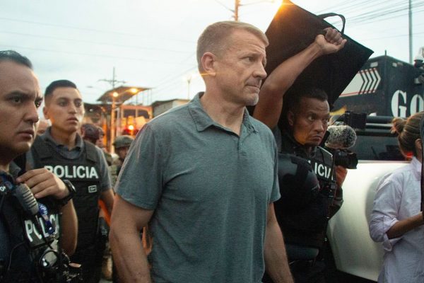 Erik Prince, exmilitar estadounidense y fundador de Blackwater, estuvo en el país el 5 de abril del 2025.