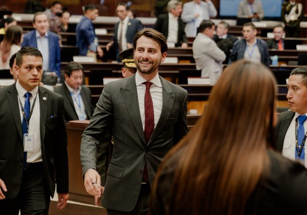 Niels Olsen, presidente de la Asamblea Nacional, en una sesión.