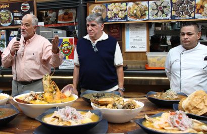 El Tercer Festival de Sopas abrió con 14 restaurantes y más de 40 recetas en Guayaquil, para promover la cocina nacional.