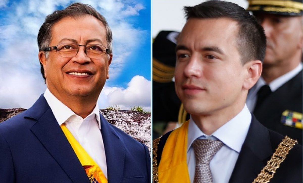 Gustavo Petro pedirá a Daniel Noboa liberar presos políticos y trabajar juntos por la integración regional