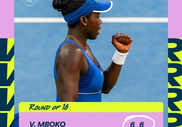 La tenista canadiense Victoria Mboko
