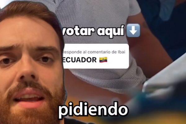 Ibai Llanos “Hasta el presidente de Ecuador pidiendo votos, sobre el Mundial de los desayunos