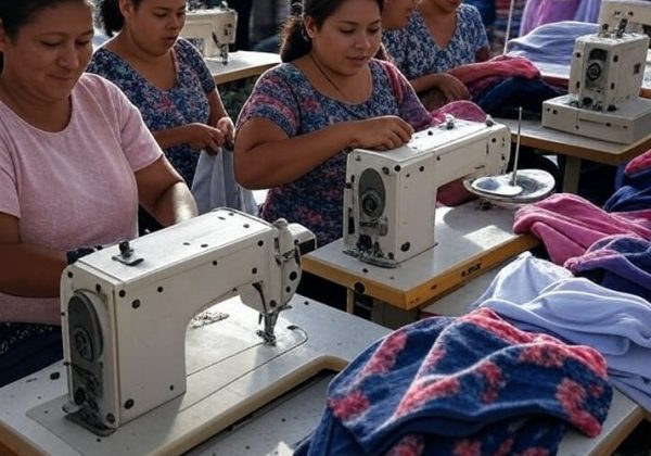 Industria textil de Ecuador impulsa empleo y exportaciones en medio de retos. FOTO: Inteligencia Artificial.