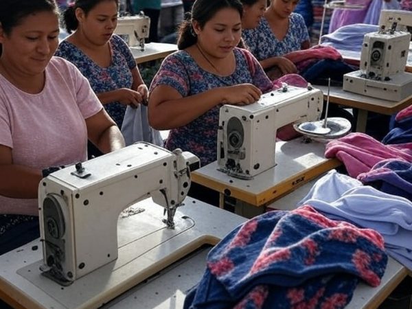 Industria textil de Ecuador impulsa empleo y exportaciones en medio de retos. FOTO: Inteligencia Artificial.