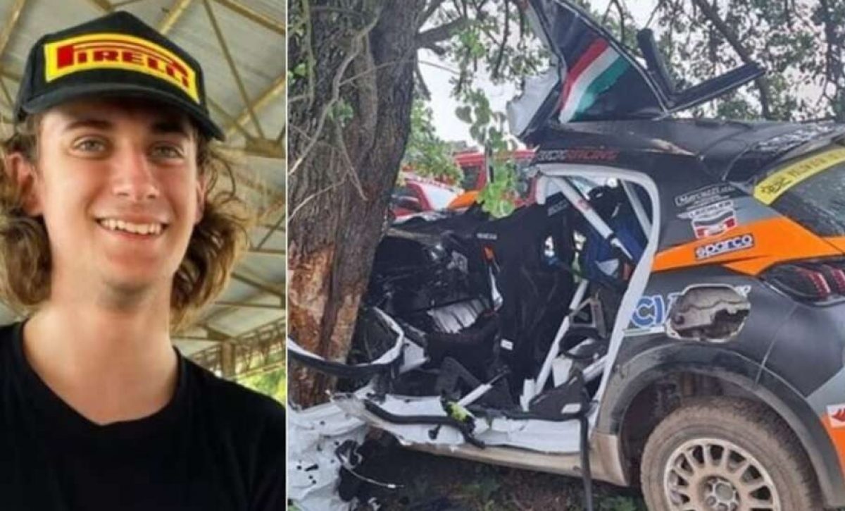 Italia está conmocionada por la muerte de Matteo Doretto, piloto de rally, de 21 años y promesa del automovilismo.