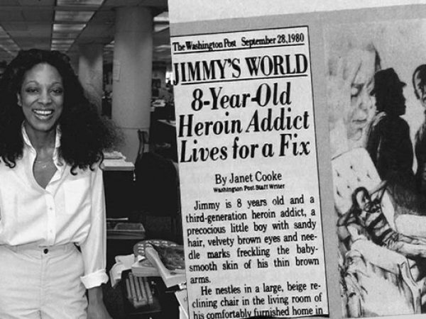 En septiembre de 1980, The Washington Post llevó en su portada un reportaje titulado El mundo de Jimmy. Su autora era la periodista Janet Cooke.