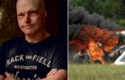 Jamie Hull, un exsoldado británico de 32 años, sobrevivió milagrosamente en 2007 tras saltar de un avión en llamas.