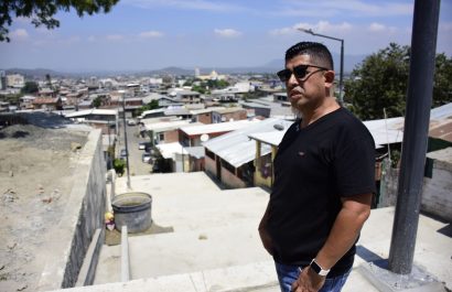 El mirador que se construye en la parroquia San Pablo de Portoviejo