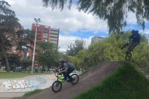 La Carolina cuenta con nueva pista de saltos para ciclistas avanzados