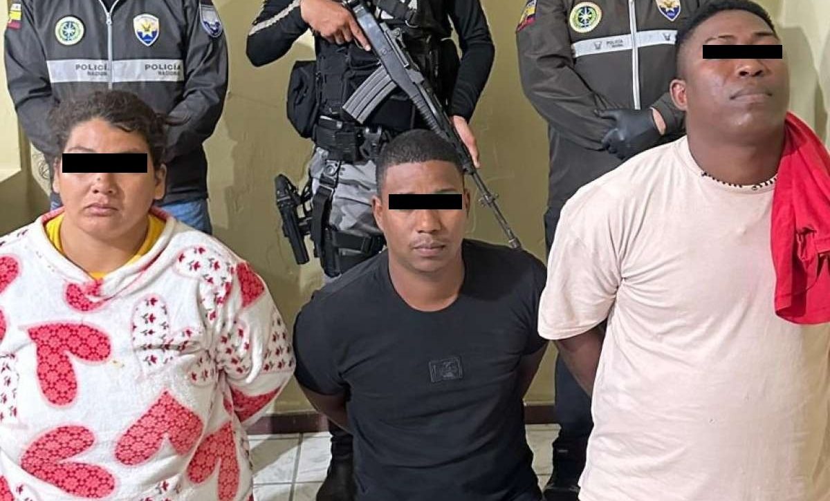 La Policía Nacional ejecutó un operativo en el sector El Piedrero, cantón La Troncal, que culminó con la aprehensión de tres presuntos sicarios.