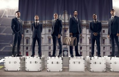 Los jugadores del Real Madrid lucen los trajes de la marca francesa Louis Vuitton.